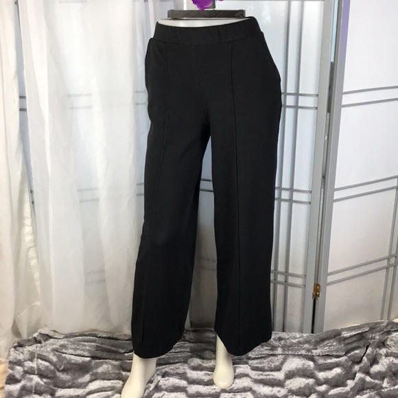 Zara | Wide Leg Front Seam Detail Pants with Side Pockets | Small - Picture 1 of 11